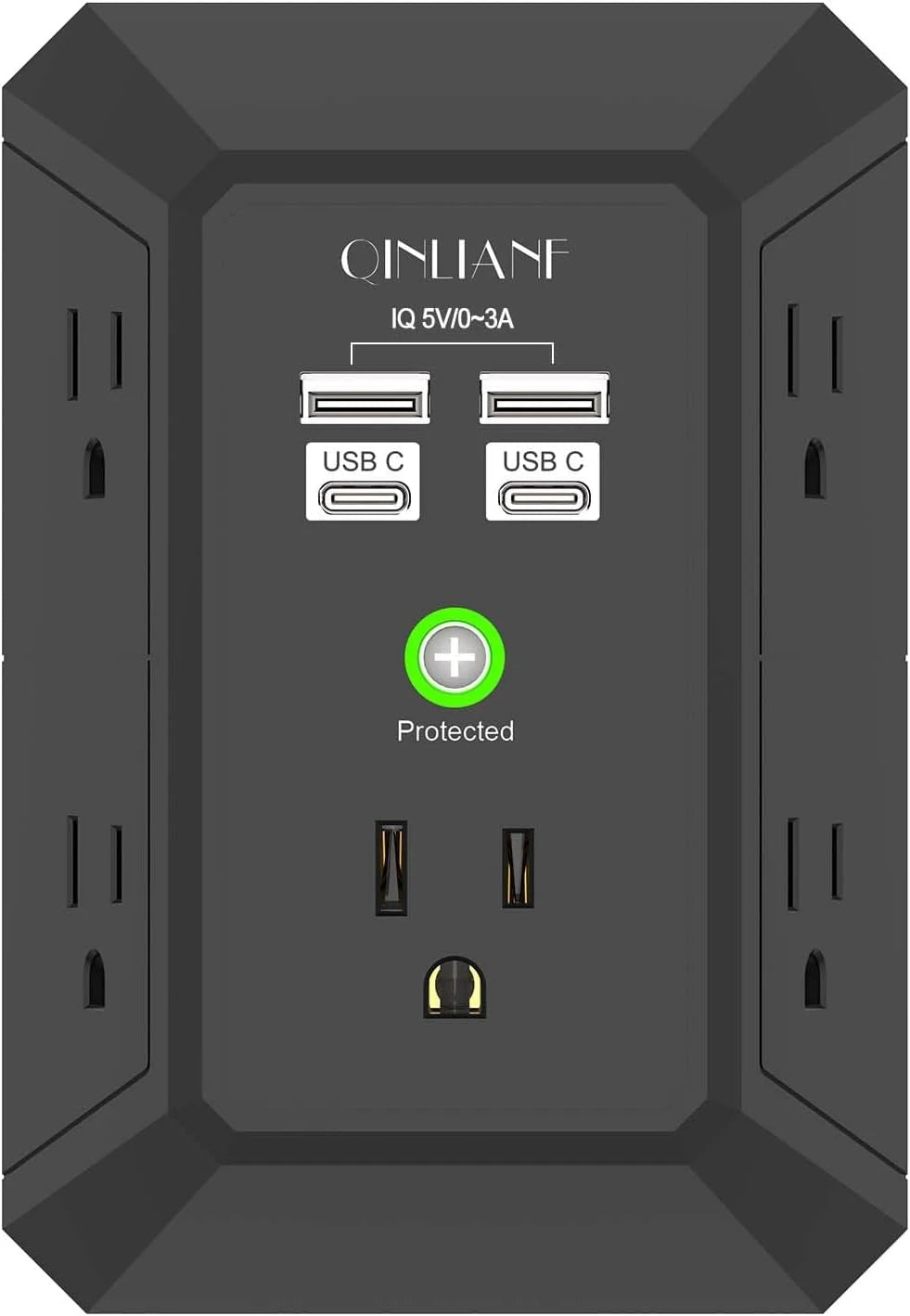 QINLIANF 5-Outlet Surge Protector